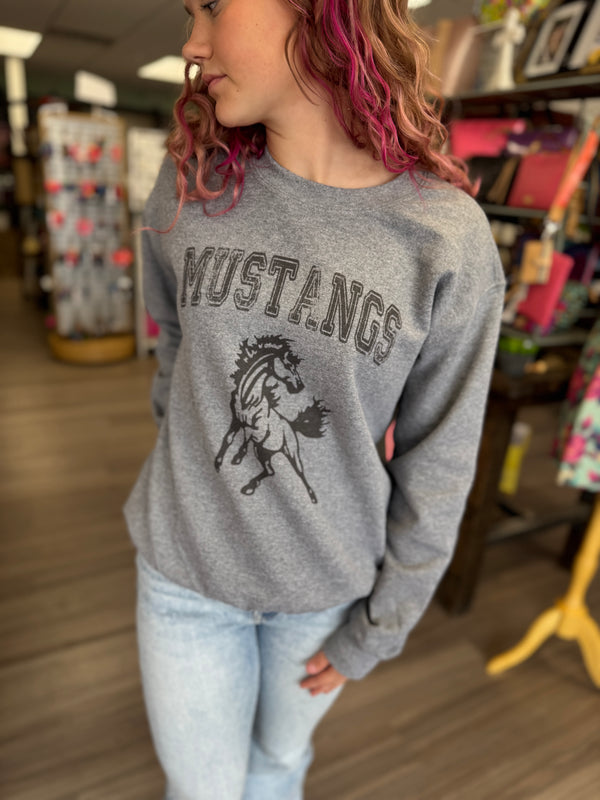 Mustangs Tone on Tone Sweatshirt