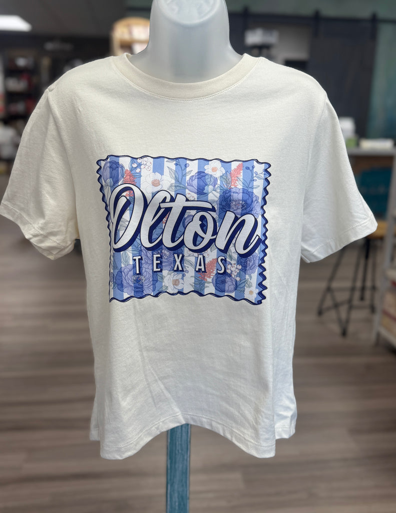 Olton Stripe Floral Tee