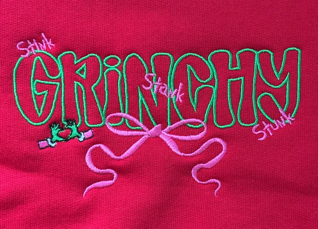 Grinchy Red Sweatshirt