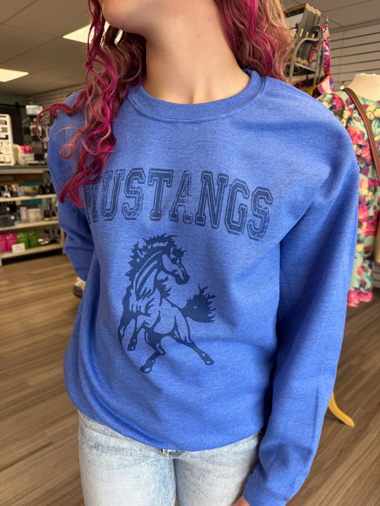 Mustangs Tone on Tone Sweatshirt