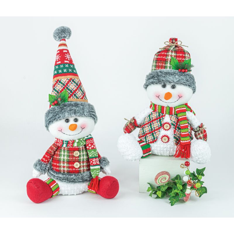 Snazzy Snowman Sitter 2 Assorted