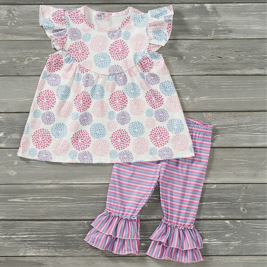 Pastel Dahlia - Capri Set
