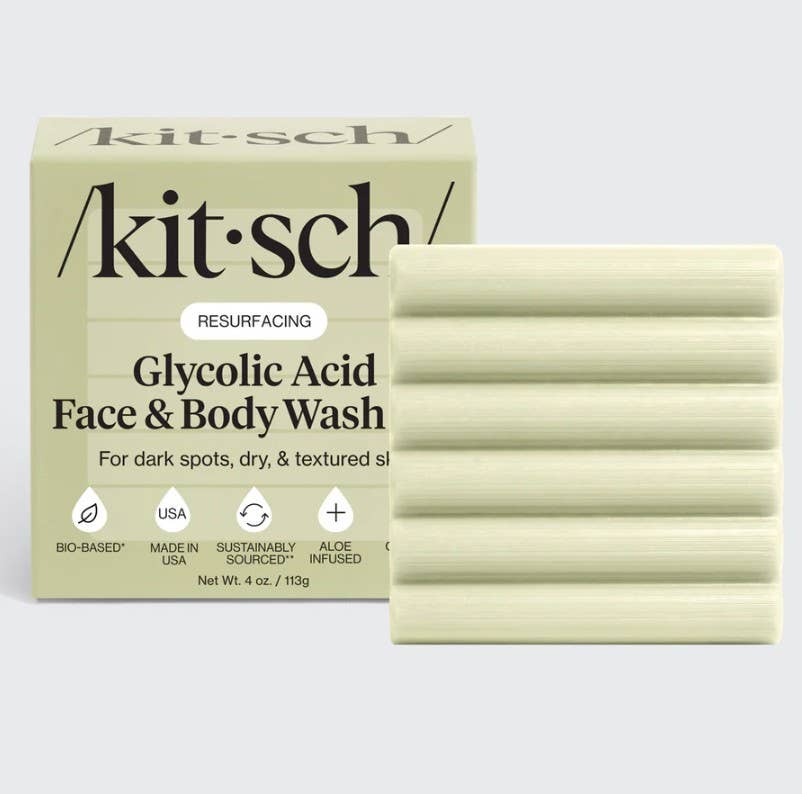 KITSCH - Glycolic Acid Exfoliating Face and Body Wash