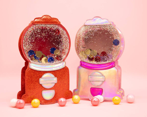 Gumball Machine Handbag: Red