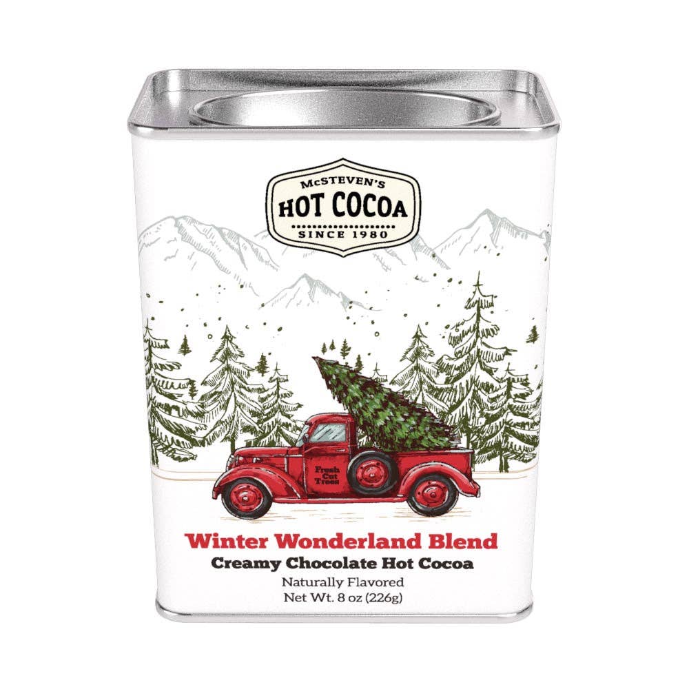 McSteven's - Winter Wonderland Red Truck Chocolate Cocoa (8oz Tins)