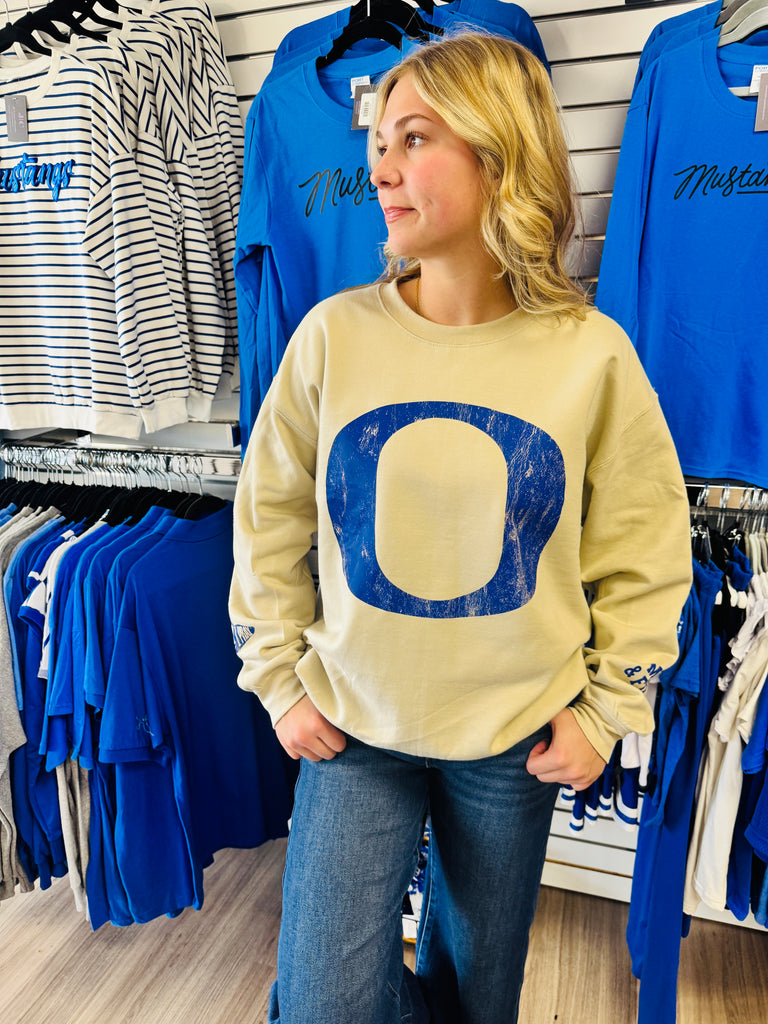 Distressed Olton O Sweatshirt