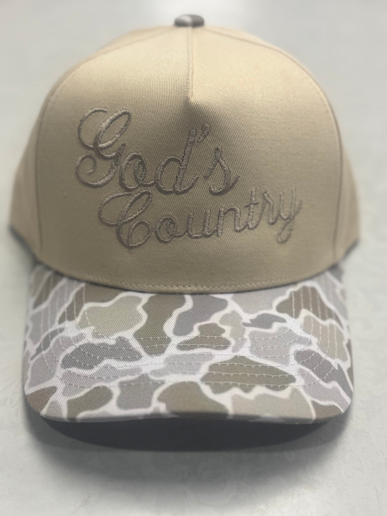 God's Country Camo Trucker Cap