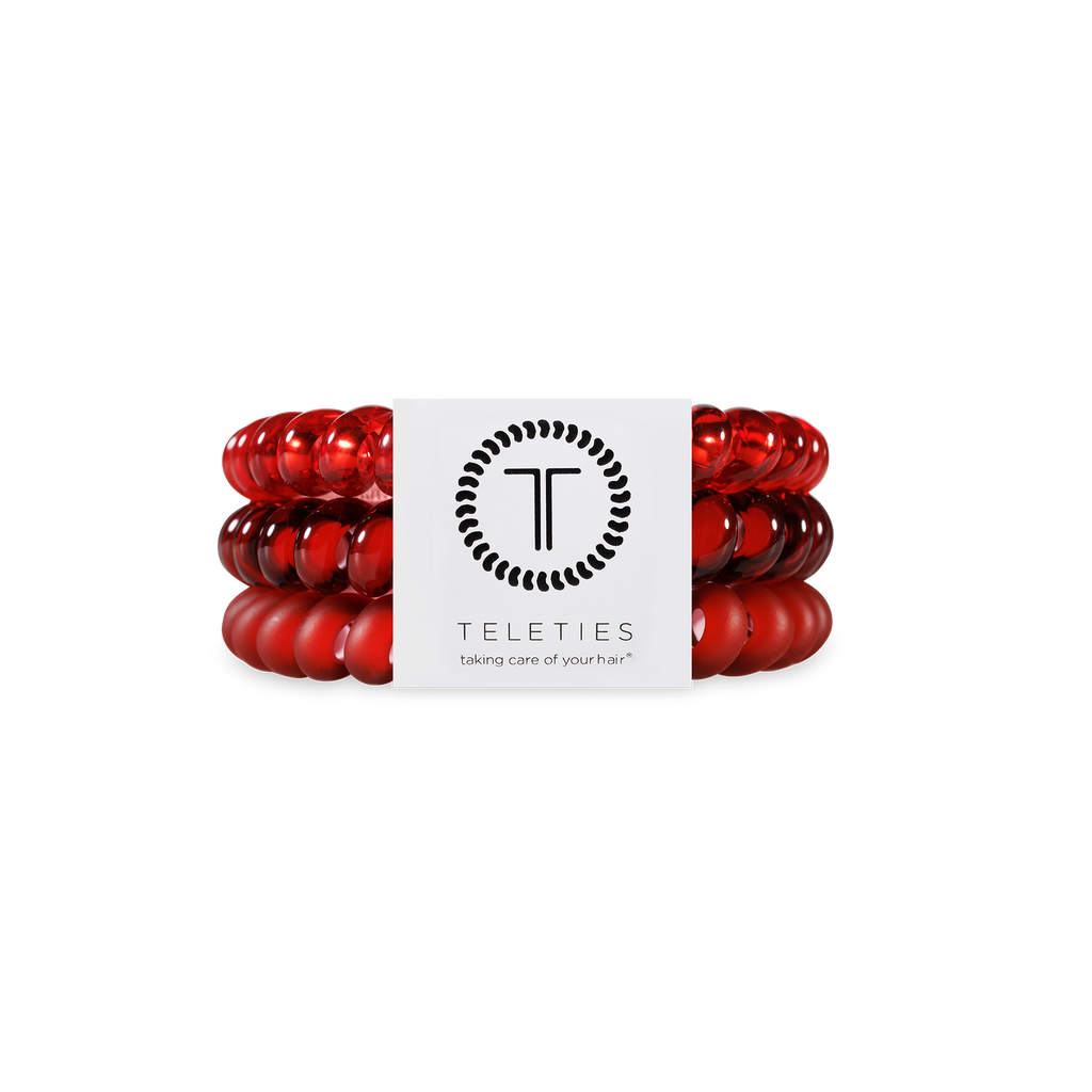 TELETIES - Spiral Hair Coils | Small | Red Carpet Ready Hair Ties