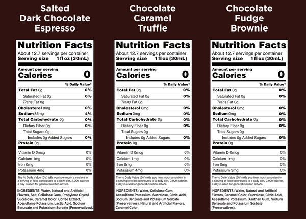 Chocolate Syrup Trio - Sugar Free Gift Set