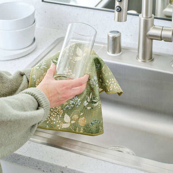 Kitchen Herbs All Purpose Microfiber Towel Set