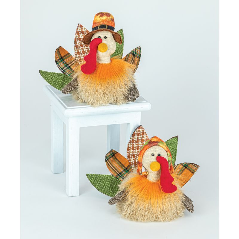 Fall Plaid Gobbler Turkey Tabletop