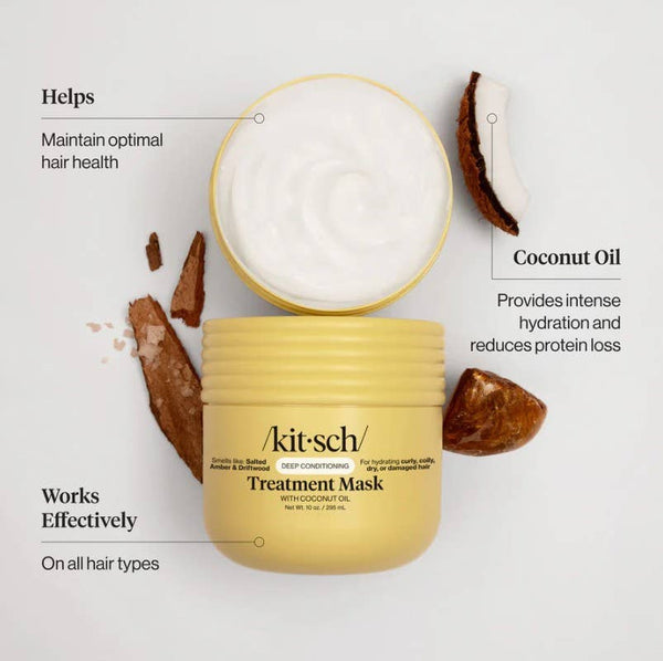 KITSCH - Moisturizing Coconut Oil Deep Conditioning Treatment Mask - Steel Grace