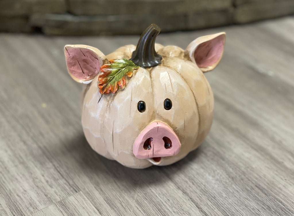 Pig and Cow Pumpkins