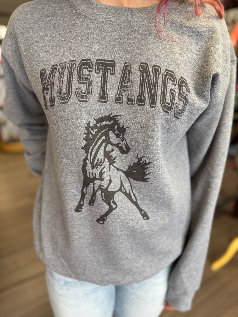 Mustangs Tone on Tone Sweatshirt