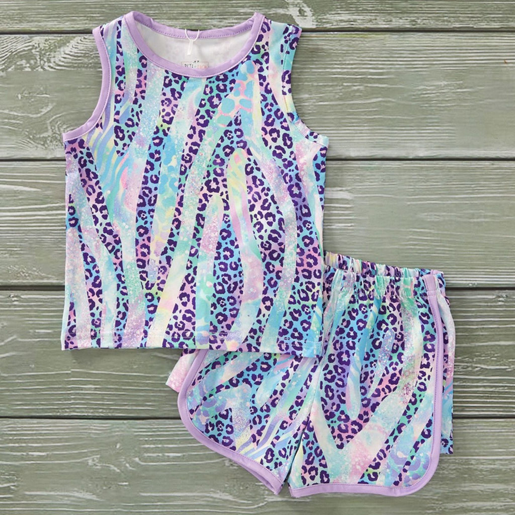 Safari Shimmer - Short Set