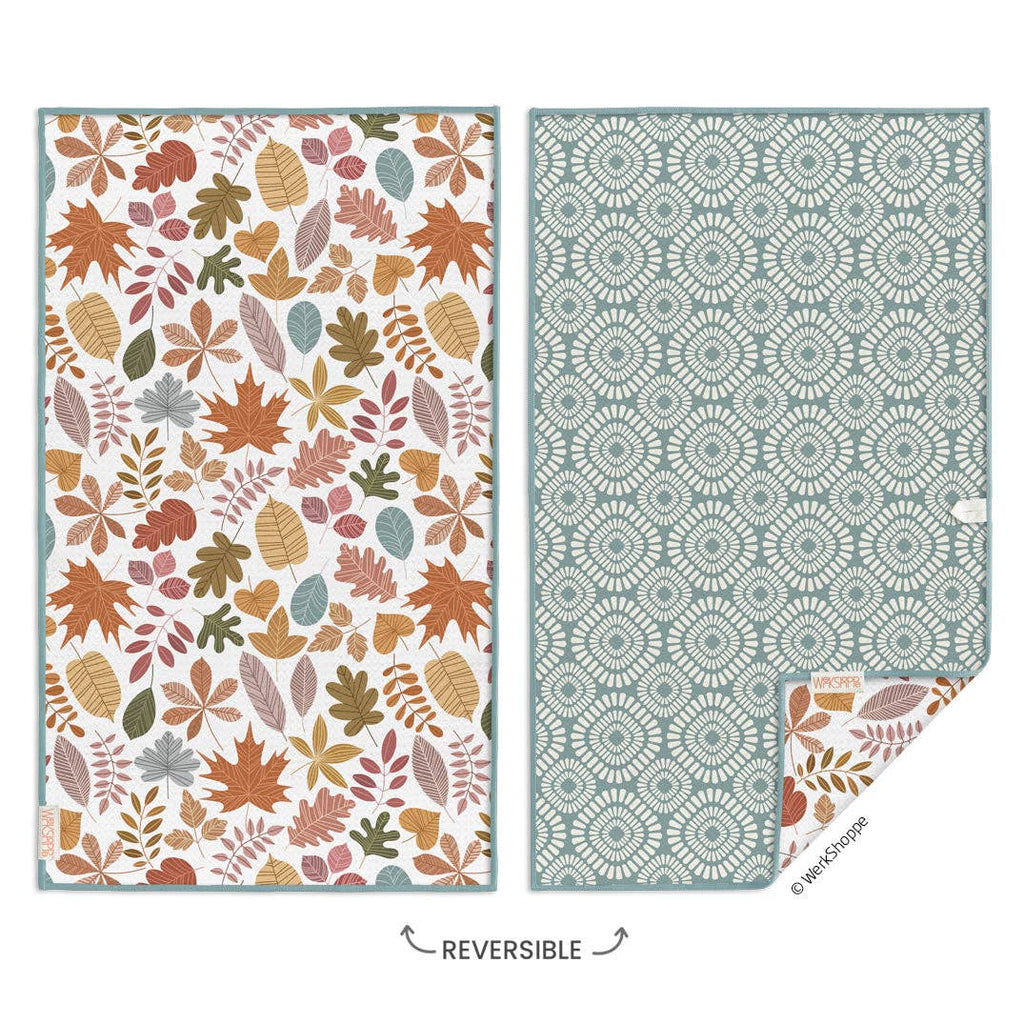 WerkShoppe - Leaf Impressions Microfiber Kitchen Towel