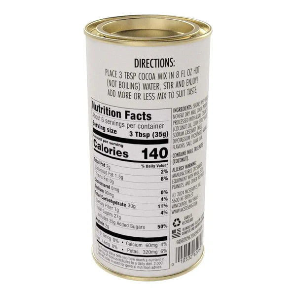 McSteven's - Have a Sweet Holiday Chocolate Cocoa (7oz Tins)