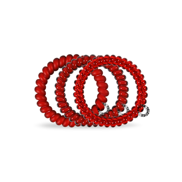 TELETIES - Spiral Hair Coils | Small | Red Carpet Ready Hair Ties