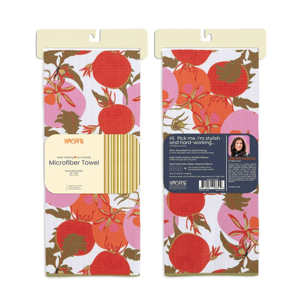 WerkShoppe - Heirloom Tomatoes Microfiber Kitchen Dish Towel