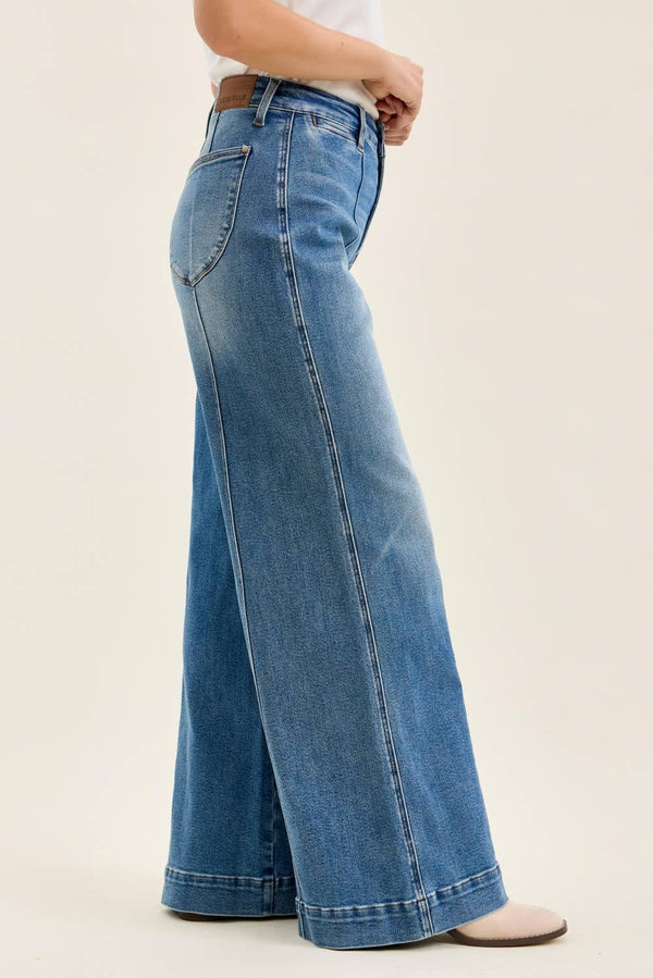 LIZA Multi Inseam Palazzo w/ Shield Pkts MD Classic Fade