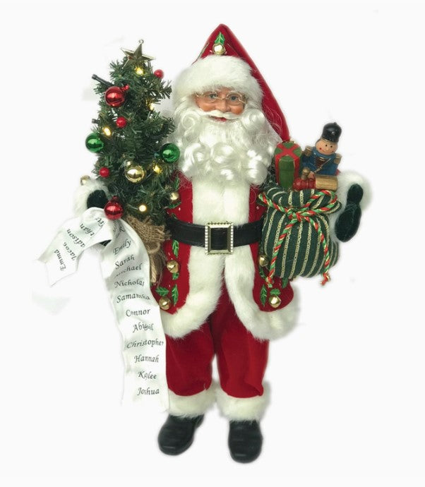 Merry Christmas Santa Claus with Tree