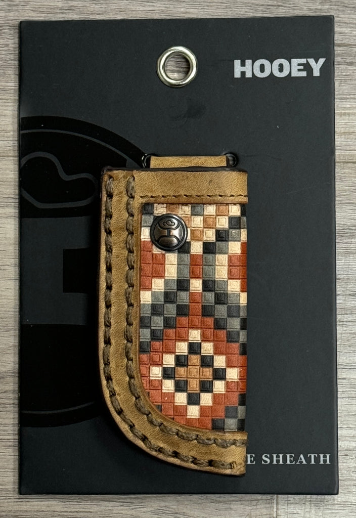 Hooey "Takoda" KNIFE SHEATH Beaded Aztec