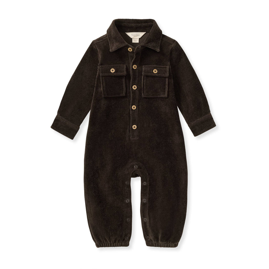 Knit Corduroy Organic Baby Boy Jumpsuit