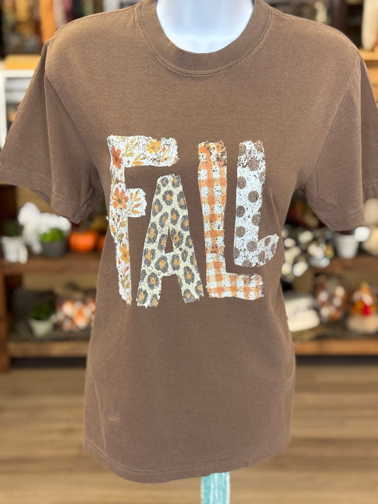 Fall Patchwork Tee