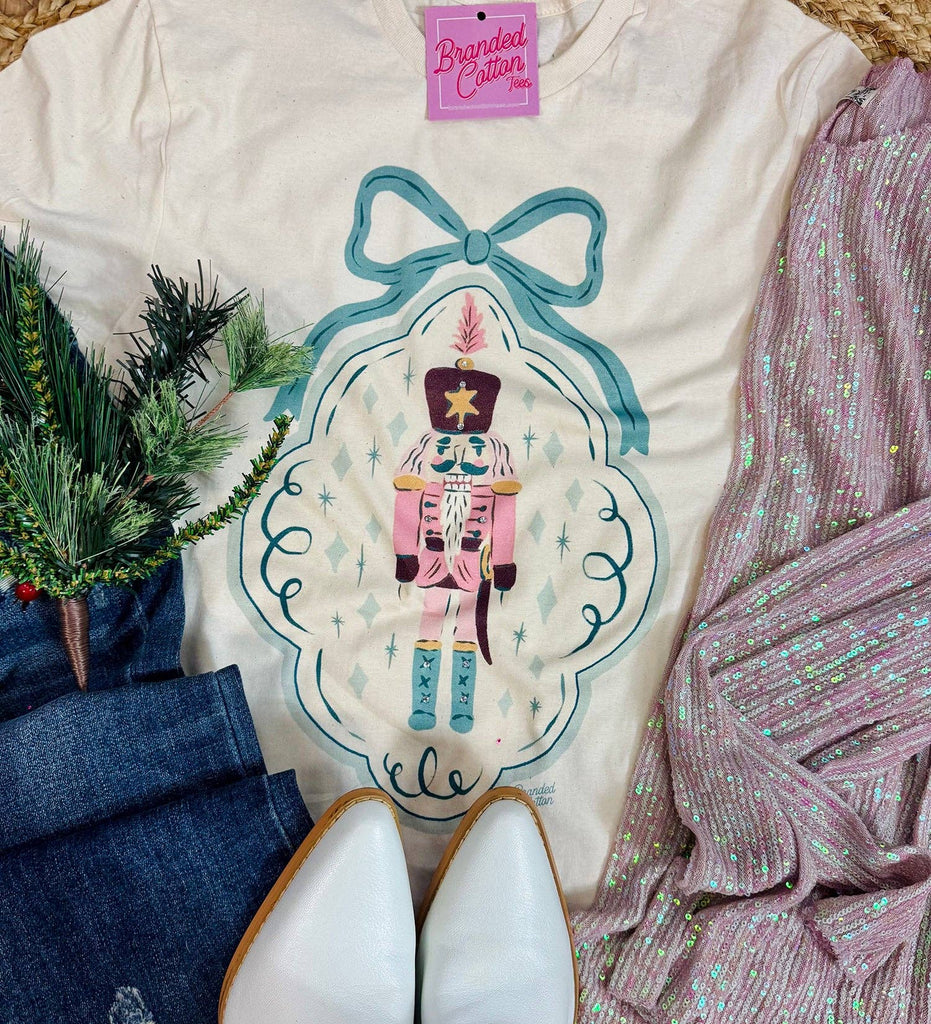 Nutcracker Ornament Christmas Tee