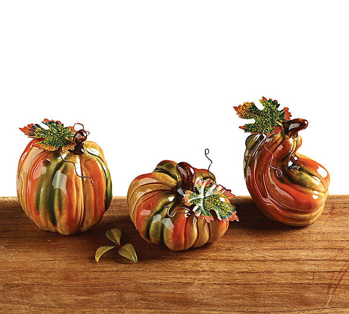 MINI CERAMIC PUMPKIN