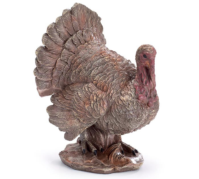 BROWN TURKEY FIGURINE