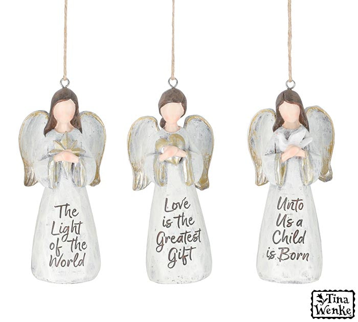 HOLIEST NIGHT ANGEL ORNAMENT