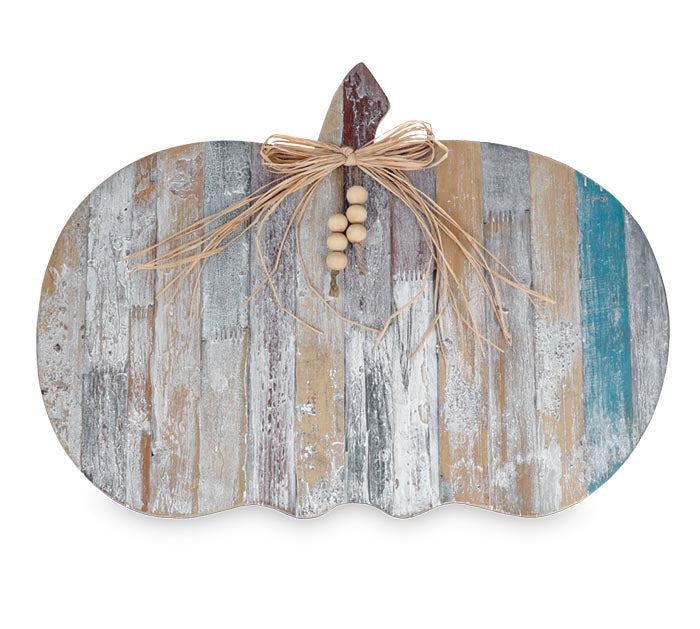 Rustic Wood Pumpkin Decor