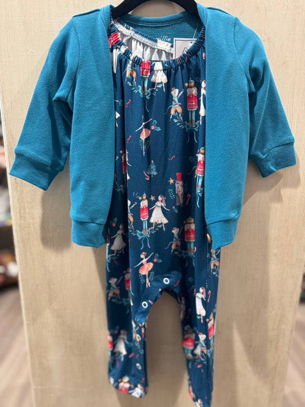 Midnight Nutcracker Romper