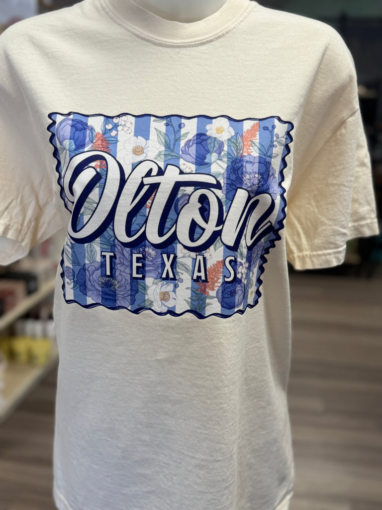Olton Stripe Floral Tee