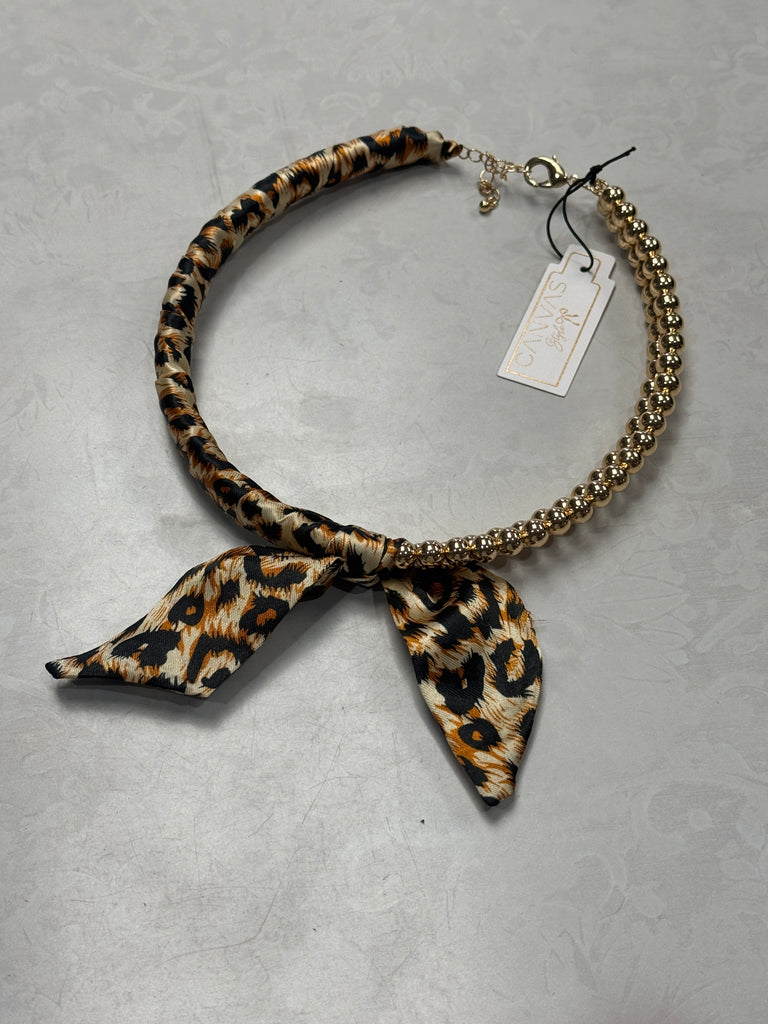 Maja Ball Bead Scarf Necklace