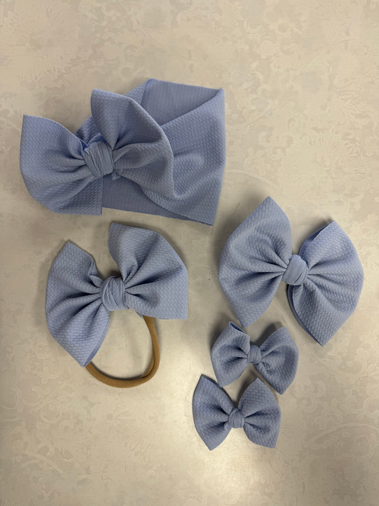 Light Blue Bow Collection
