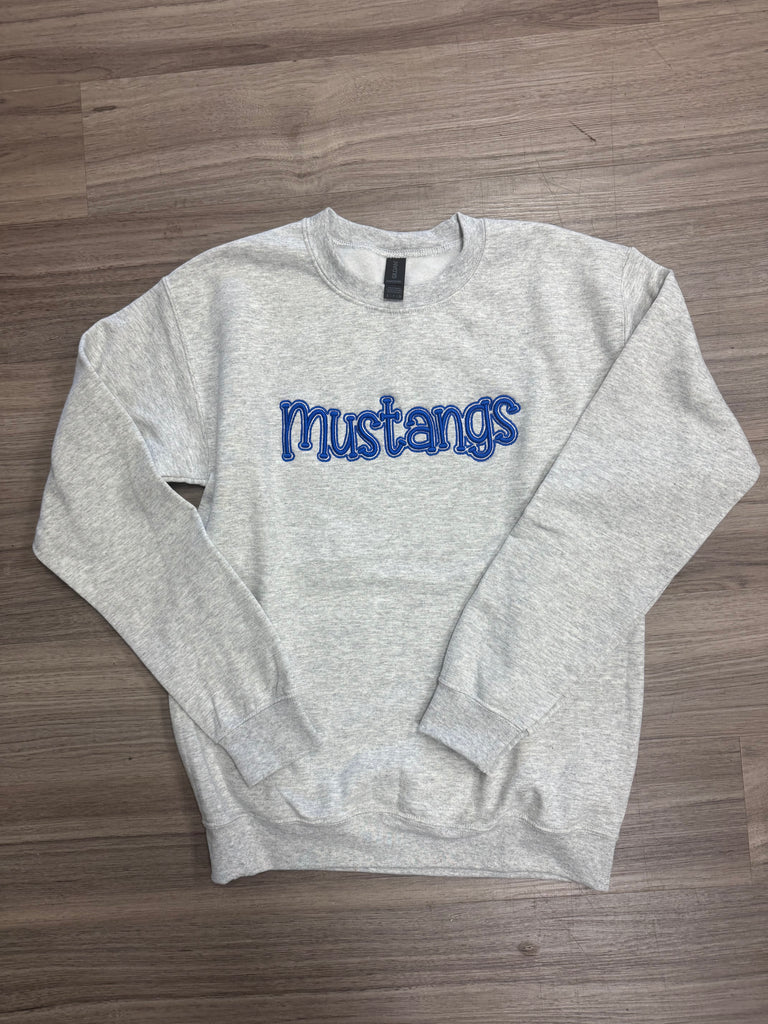 3D Mustangs Outlined Sweatshirt