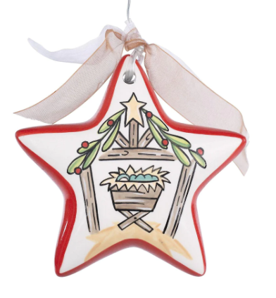 Come All Ye Faithful Star Ornament