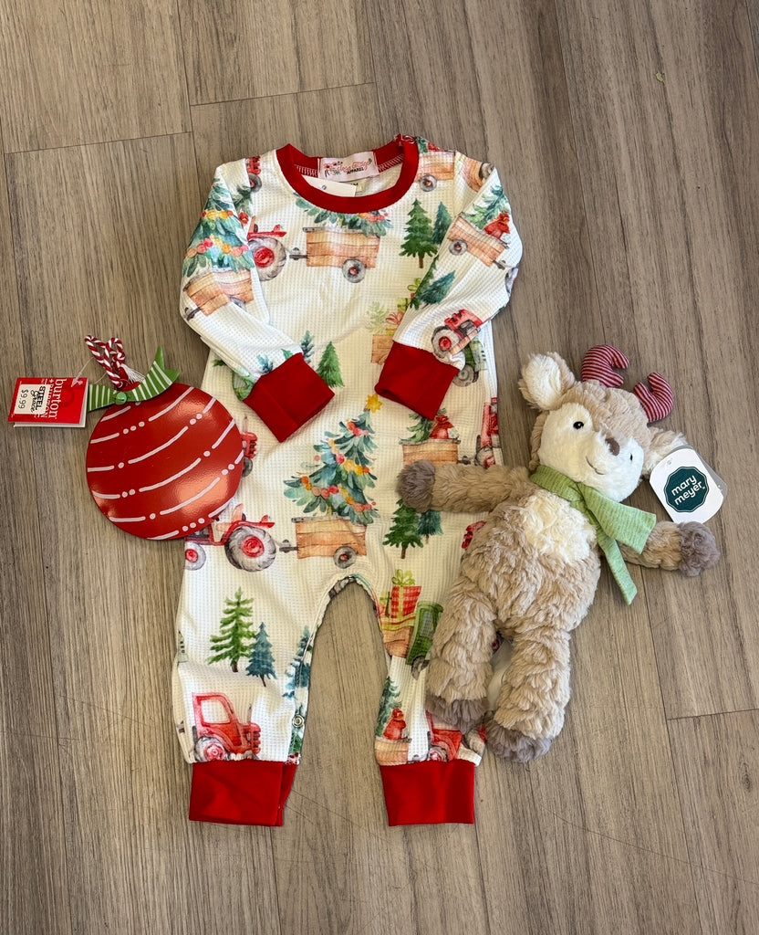 Tractor Delivery Boy Romper