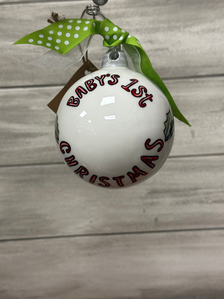 Stocking Baby's First Christmas Ornament