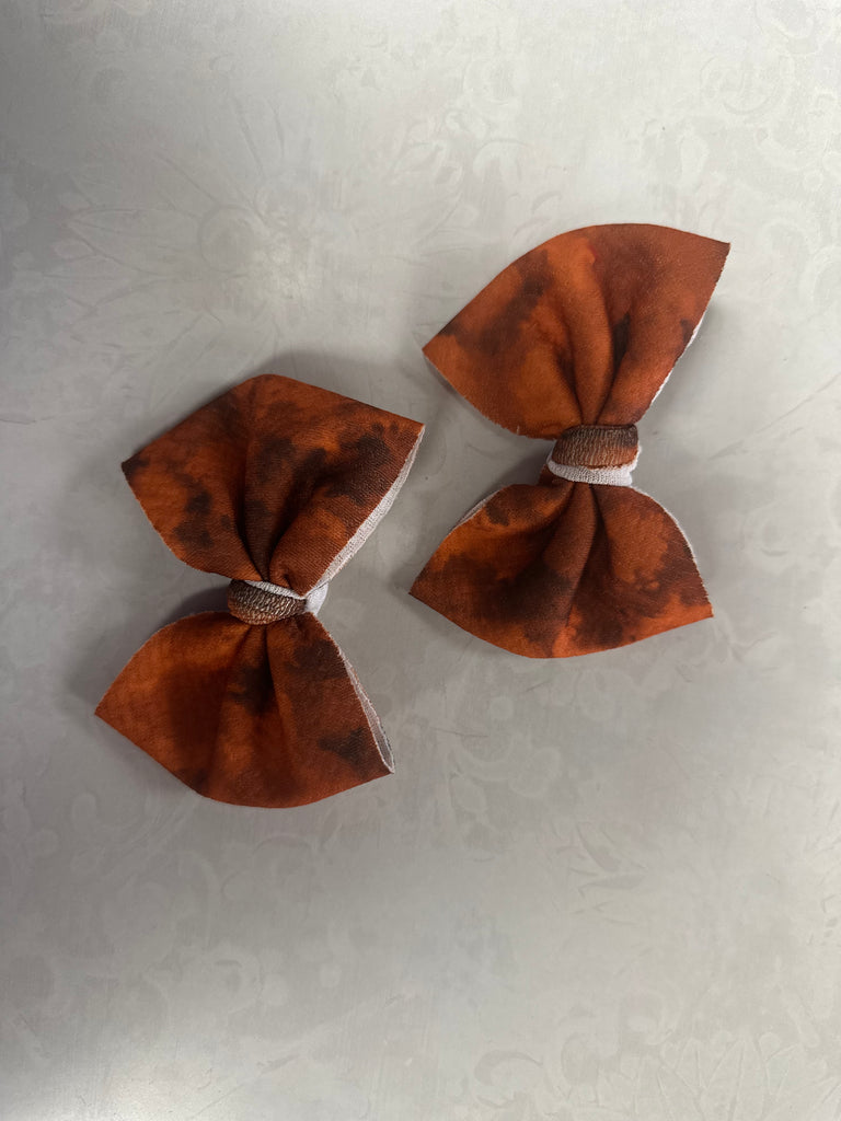 Fall Orange Bow Collection