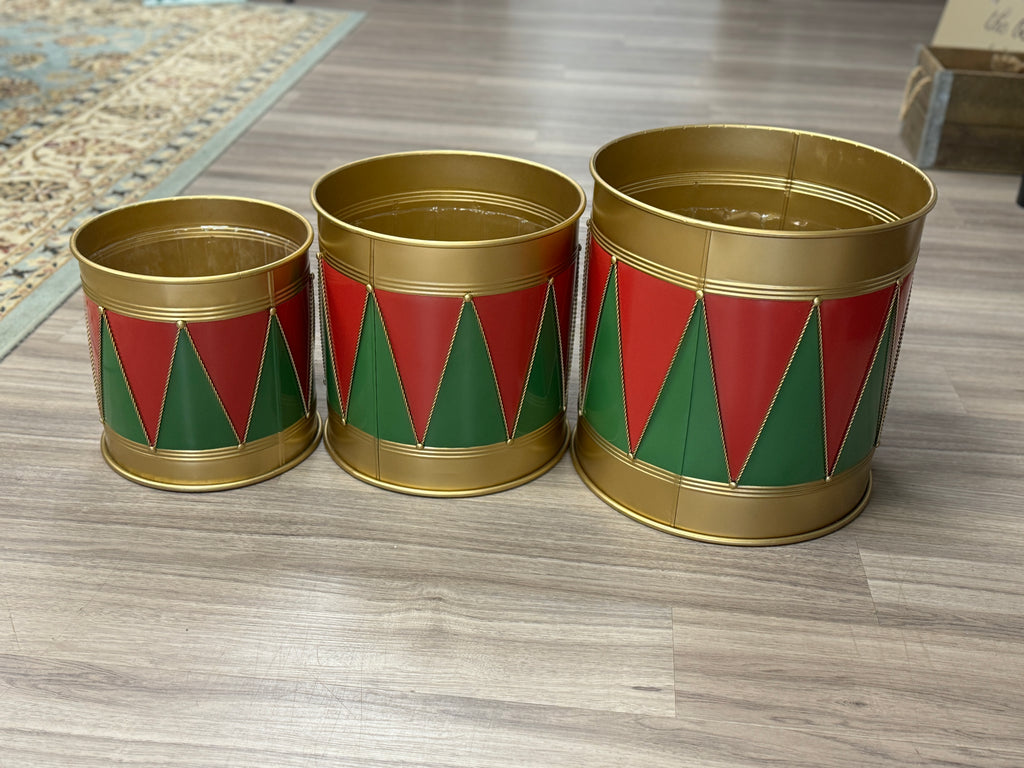 Drum Planter Nested