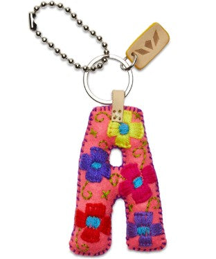 Consuela Felt Alphabet Charm - Pink