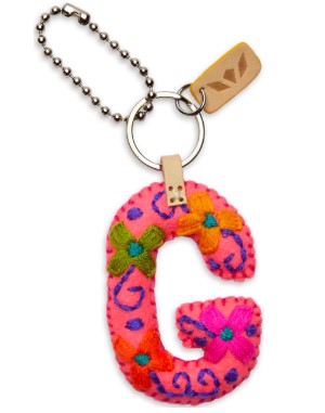 Consuela Felt Alphabet Charm - Pink
