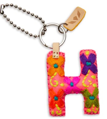 Consuela Felt Alphabet Charm - Pink