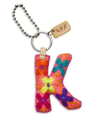 Consuela Felt Alphabet Charm - Pink