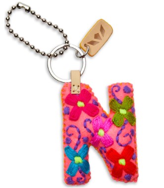 Consuela Felt Alphabet Charm - Pink