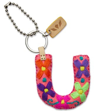 Consuela Felt Alphabet Charm - Pink