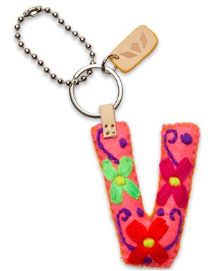Consuela Felt Alphabet Charm - Pink
